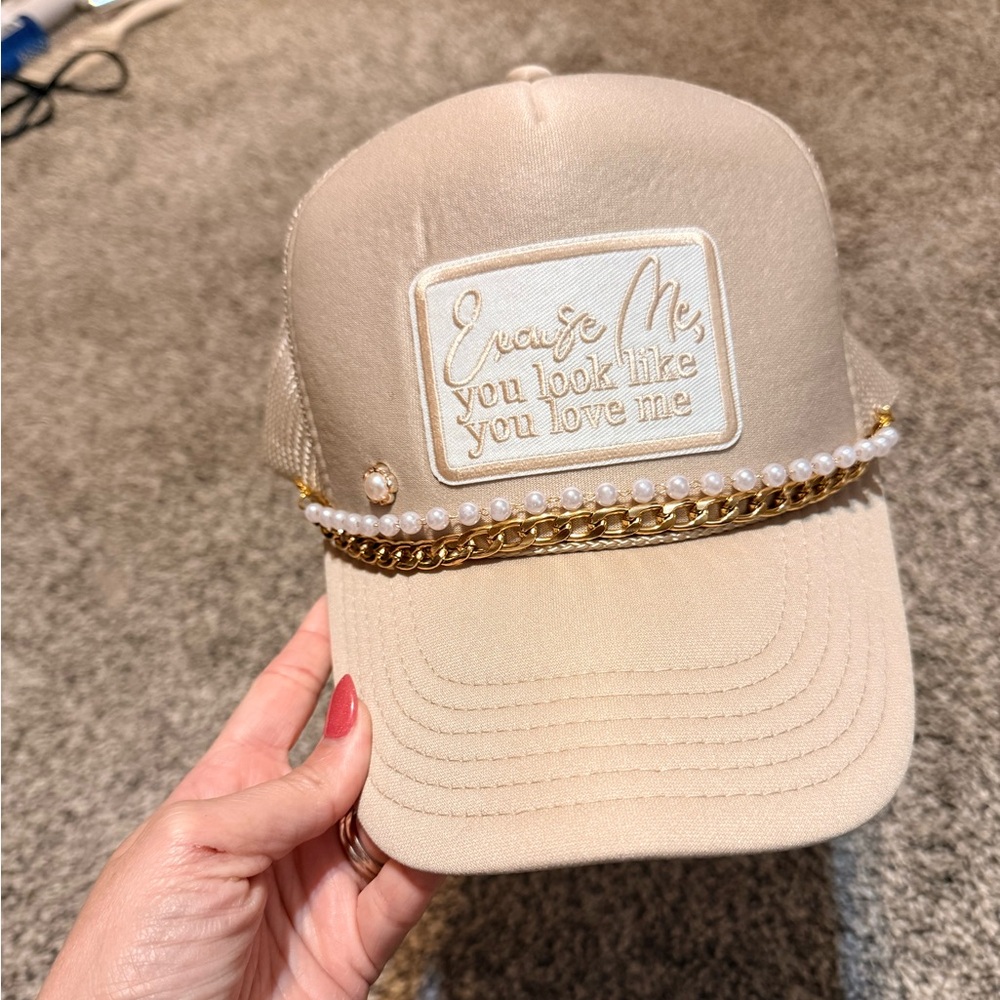 Excuse me you look like you love me trucker hat